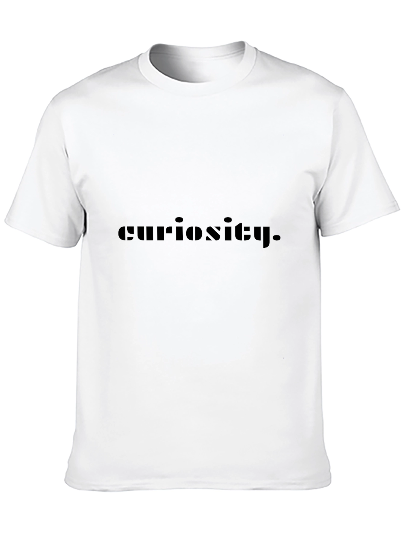 Curiosity Graphic Tee - Mens Black T-Shirt
