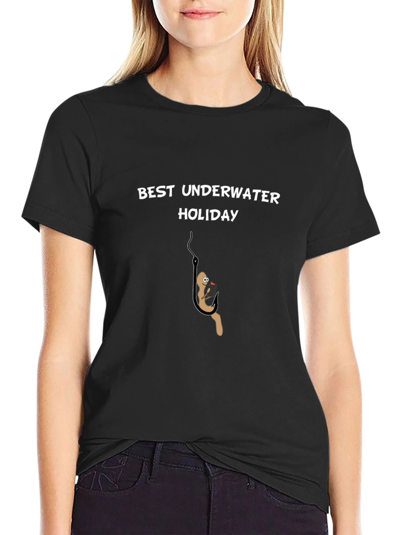 Best Underwater Holiday T-Shirt - Funny Fishing Tee