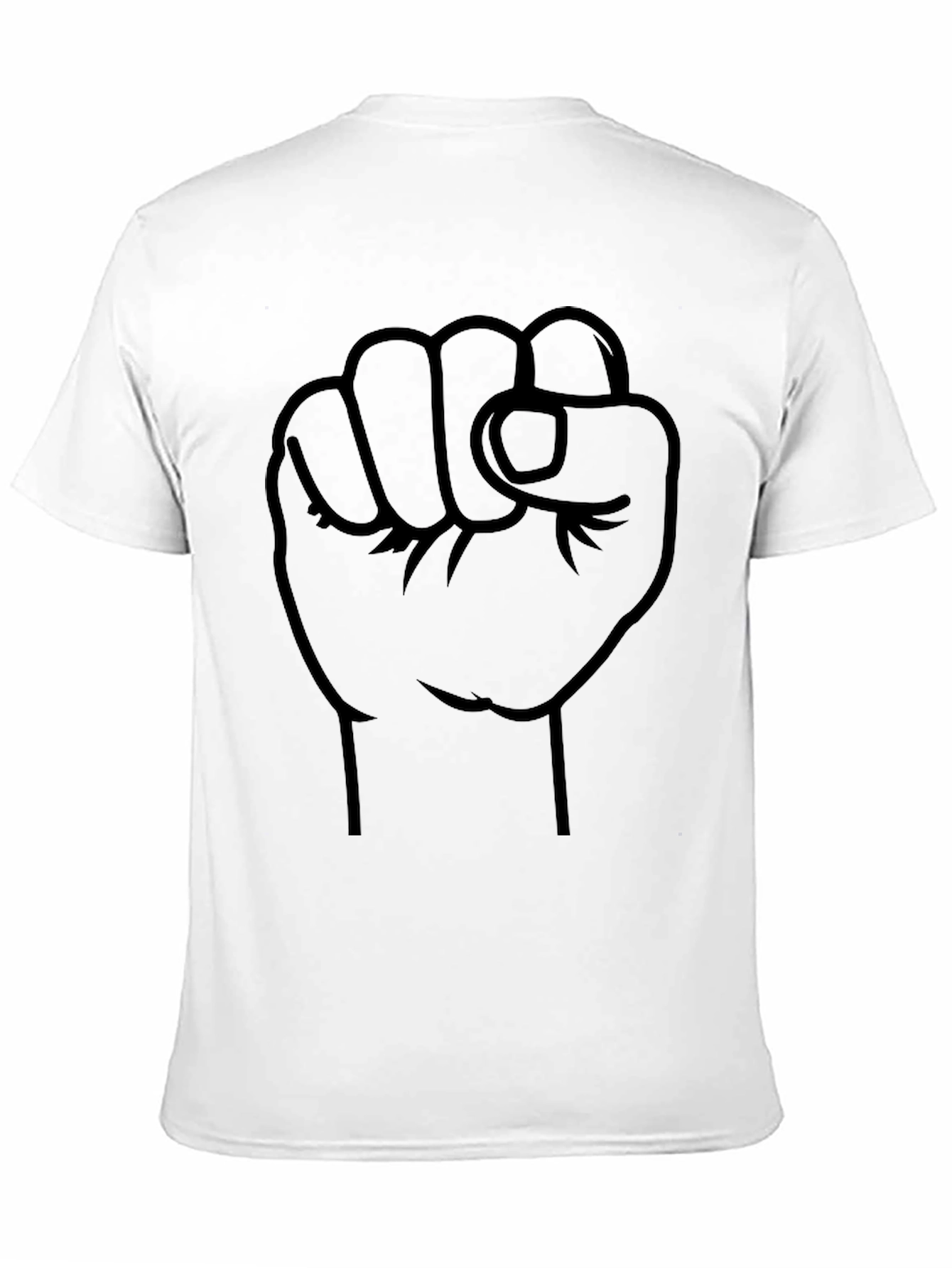 Black Fist Graphic Tee - Power Statement
