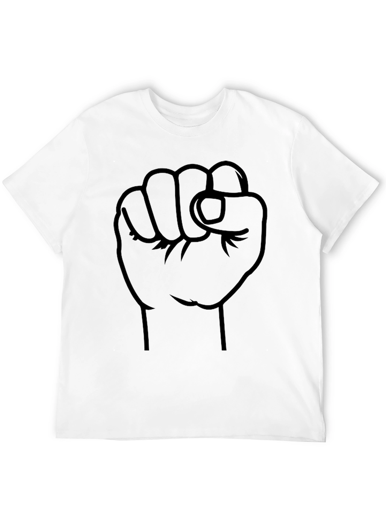 Black Fist Graphic Tee - Power Statement