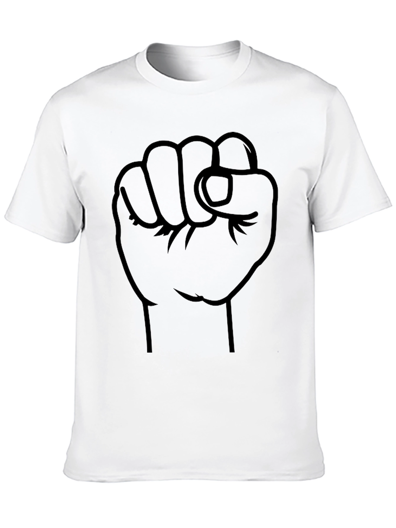 Black Fist Graphic Tee - Power Statement