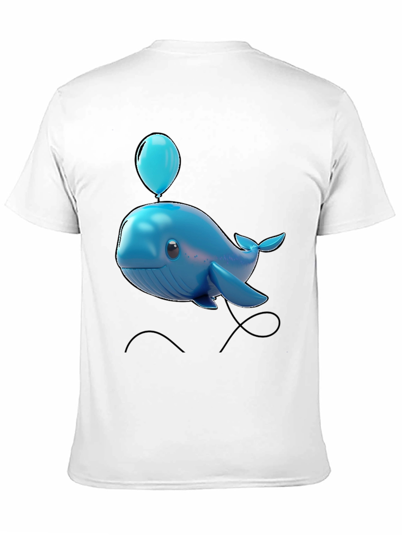 Blue Whale Balloon Graphic Tee