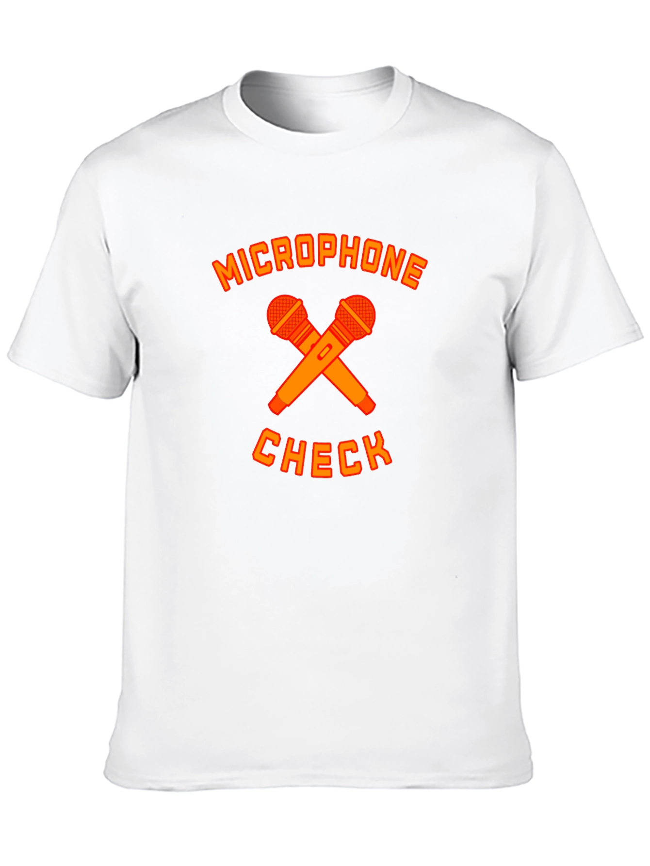 Microphone Check Graphic T-Shirt