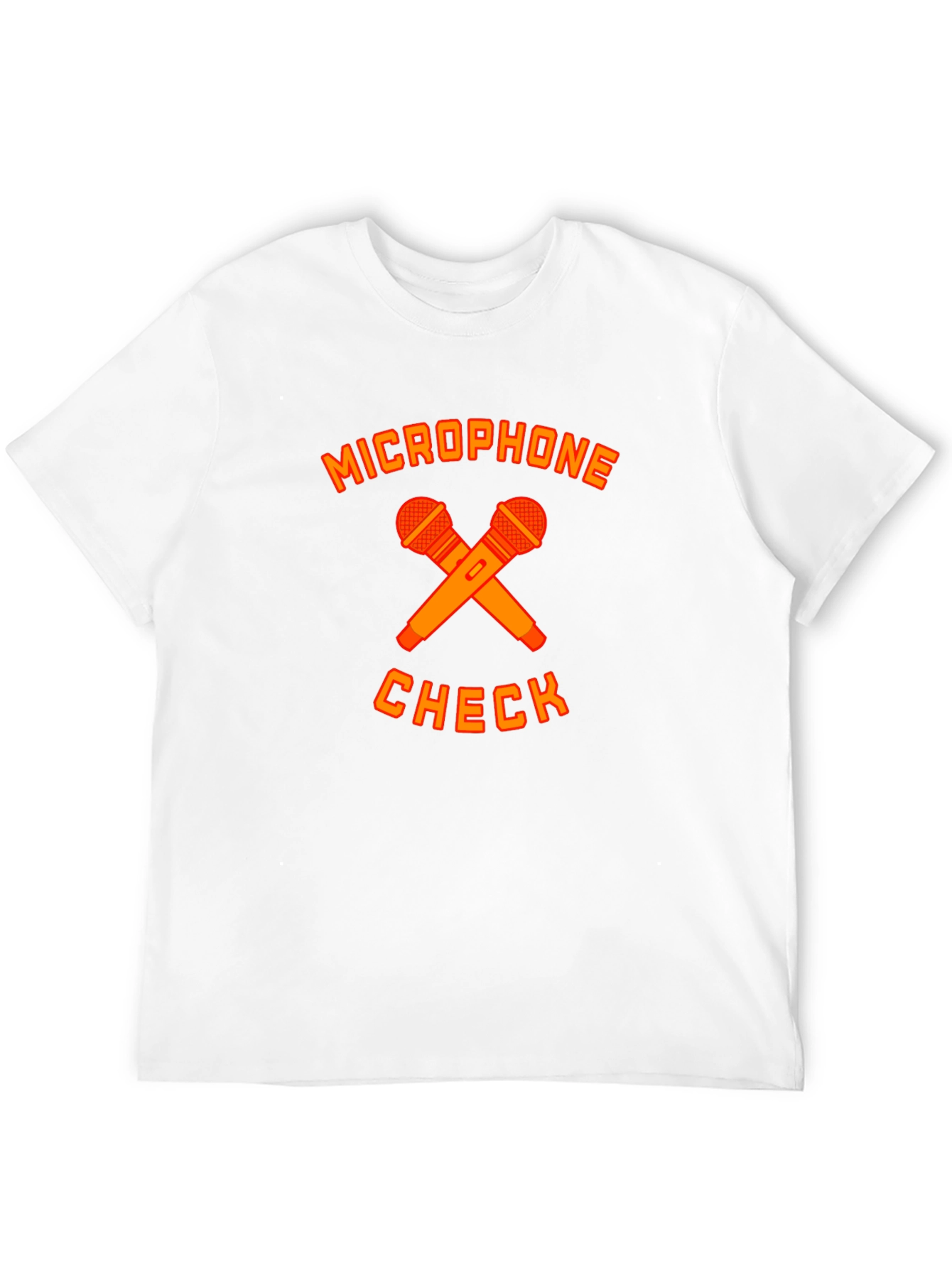 Microphone Check Graphic T-Shirt