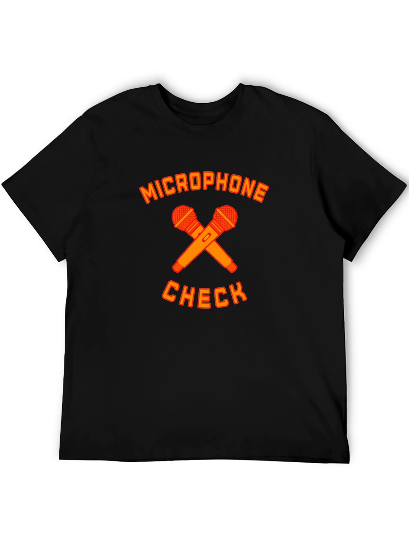 Microphone Check Graphic T-Shirt
