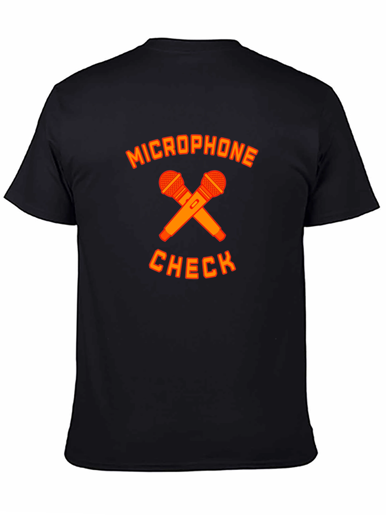 Microphone Check Graphic T-Shirt