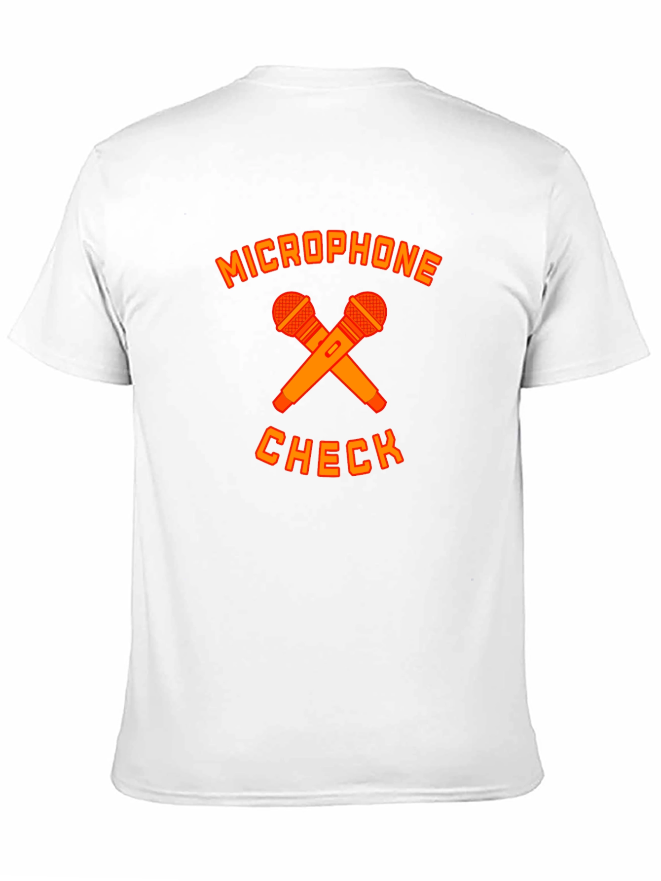 Microphone Check Graphic T-Shirt