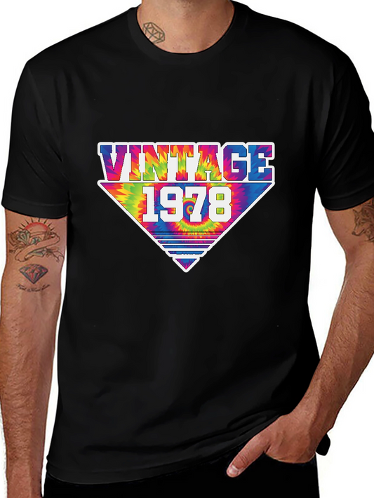 Vintage 1978 Tie Dye Graphic Tee
