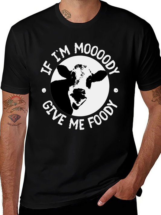 Moody Cow Graphic T-Shirt - Funny Unisex Tee