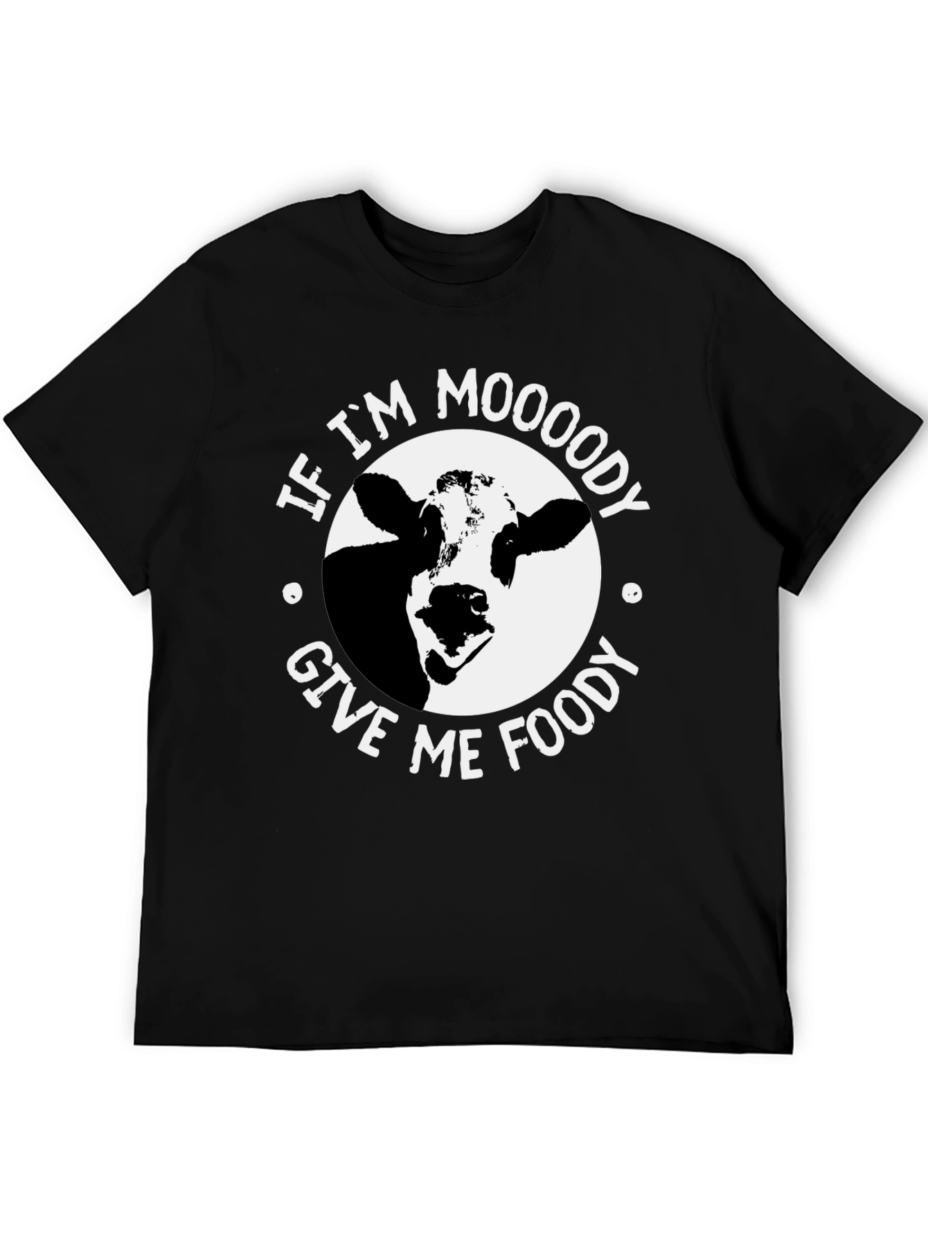 Moody Cow Graphic T-Shirt - Funny Unisex Tee