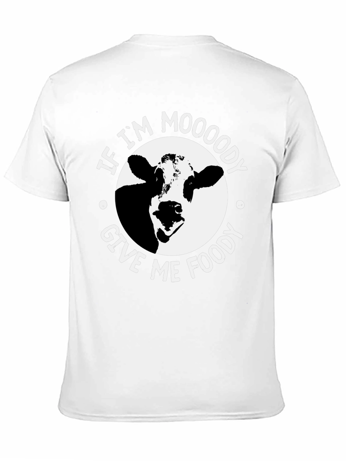 Moody Cow Graphic T-Shirt - Funny Unisex Tee