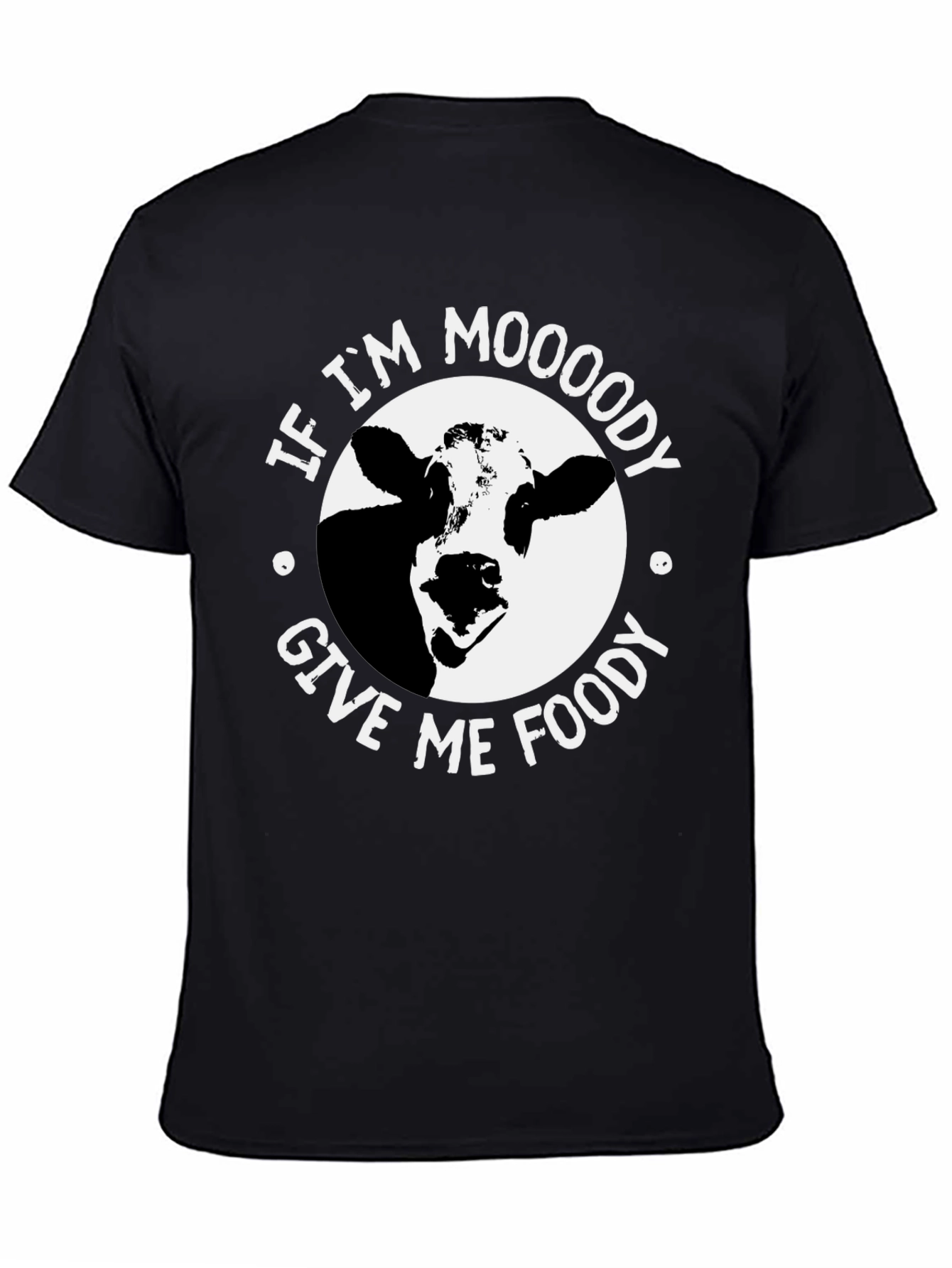 Moody Cow Graphic T-Shirt - Funny Unisex Tee