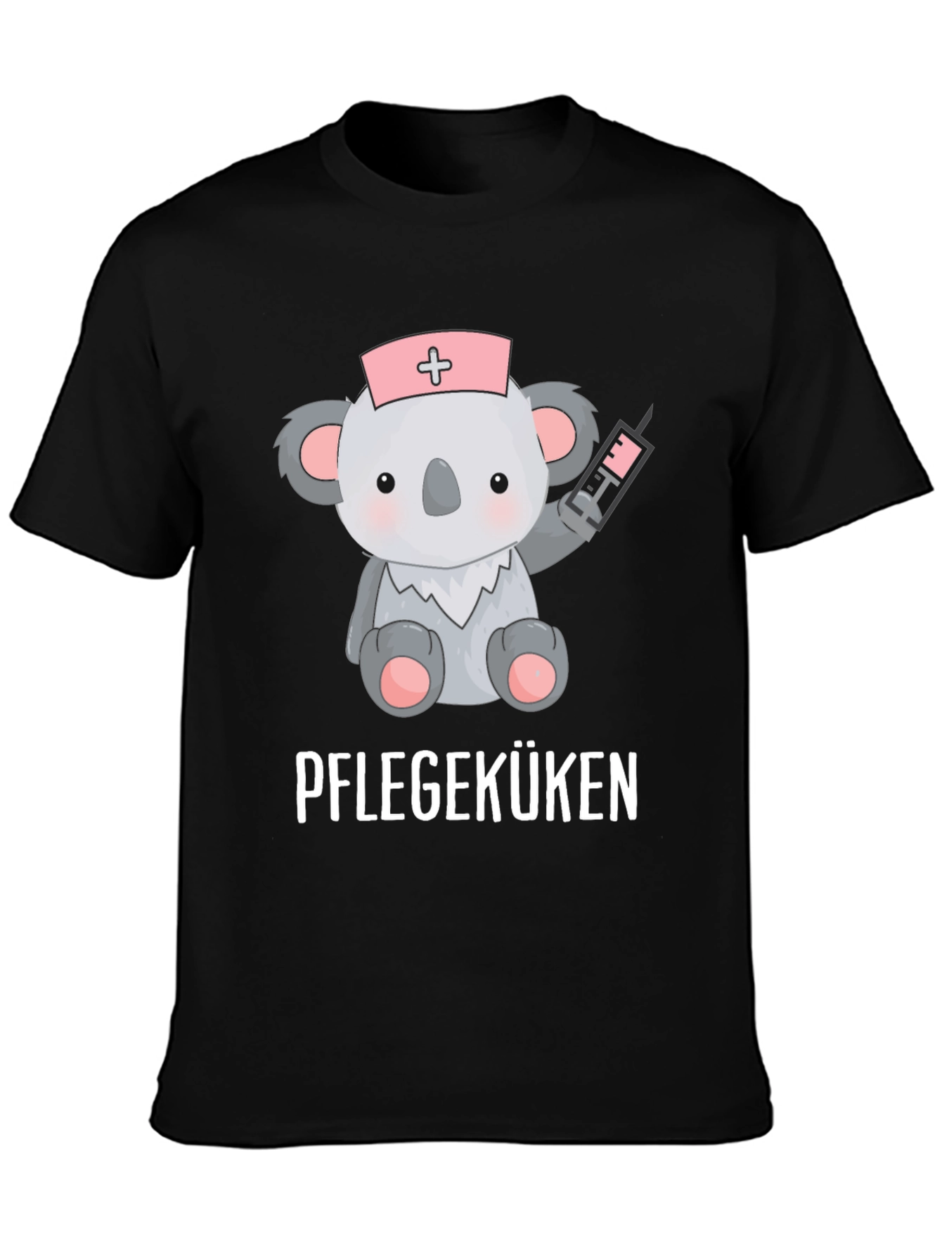 Cute Koala Nurse T-Shirt - Pflegeküken Design