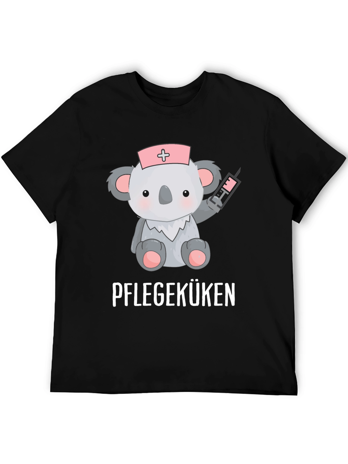 Cute Koala Nurse T-Shirt - Pflegeküken Design