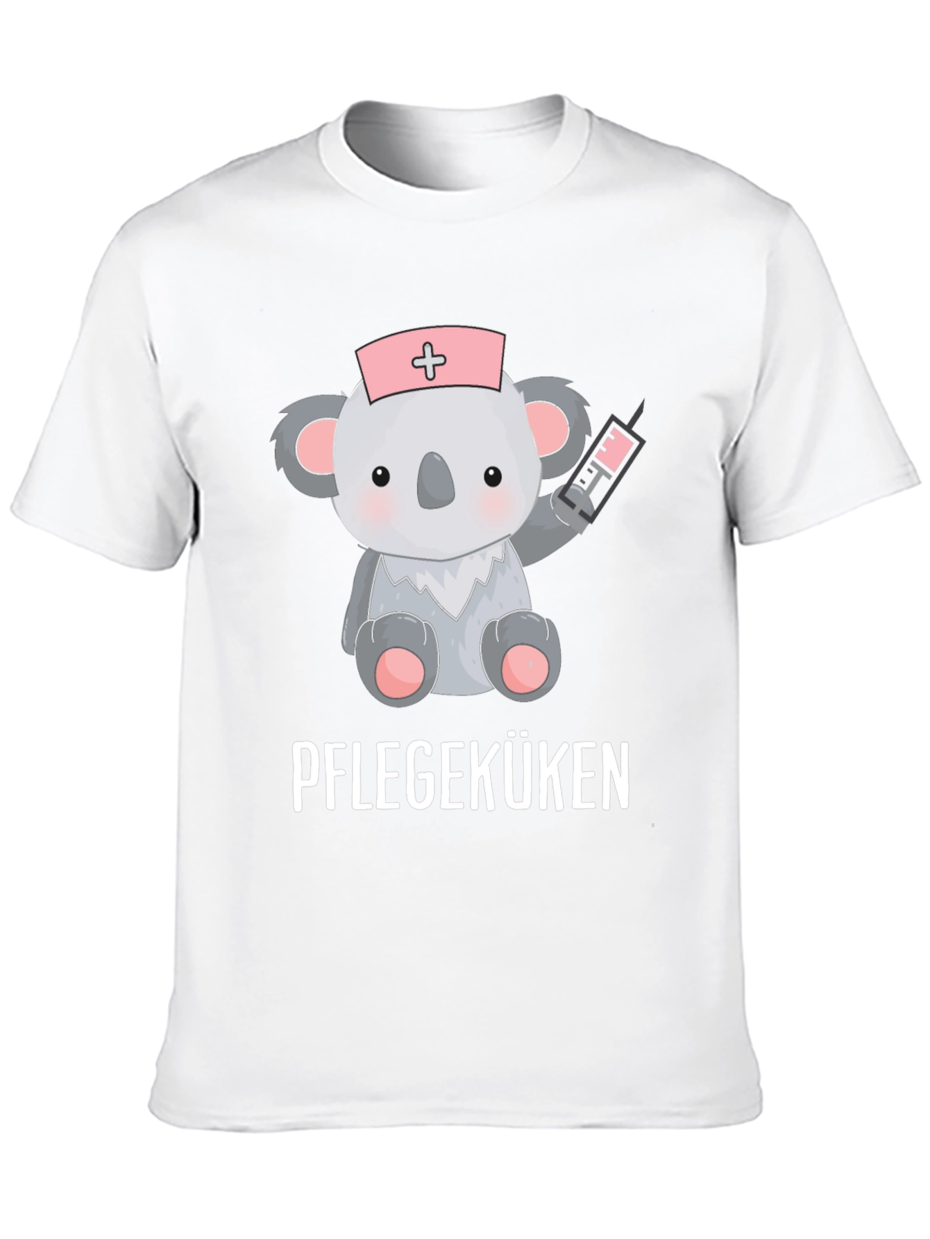 Cute Koala Nurse T-Shirt - Pflegeküken Design