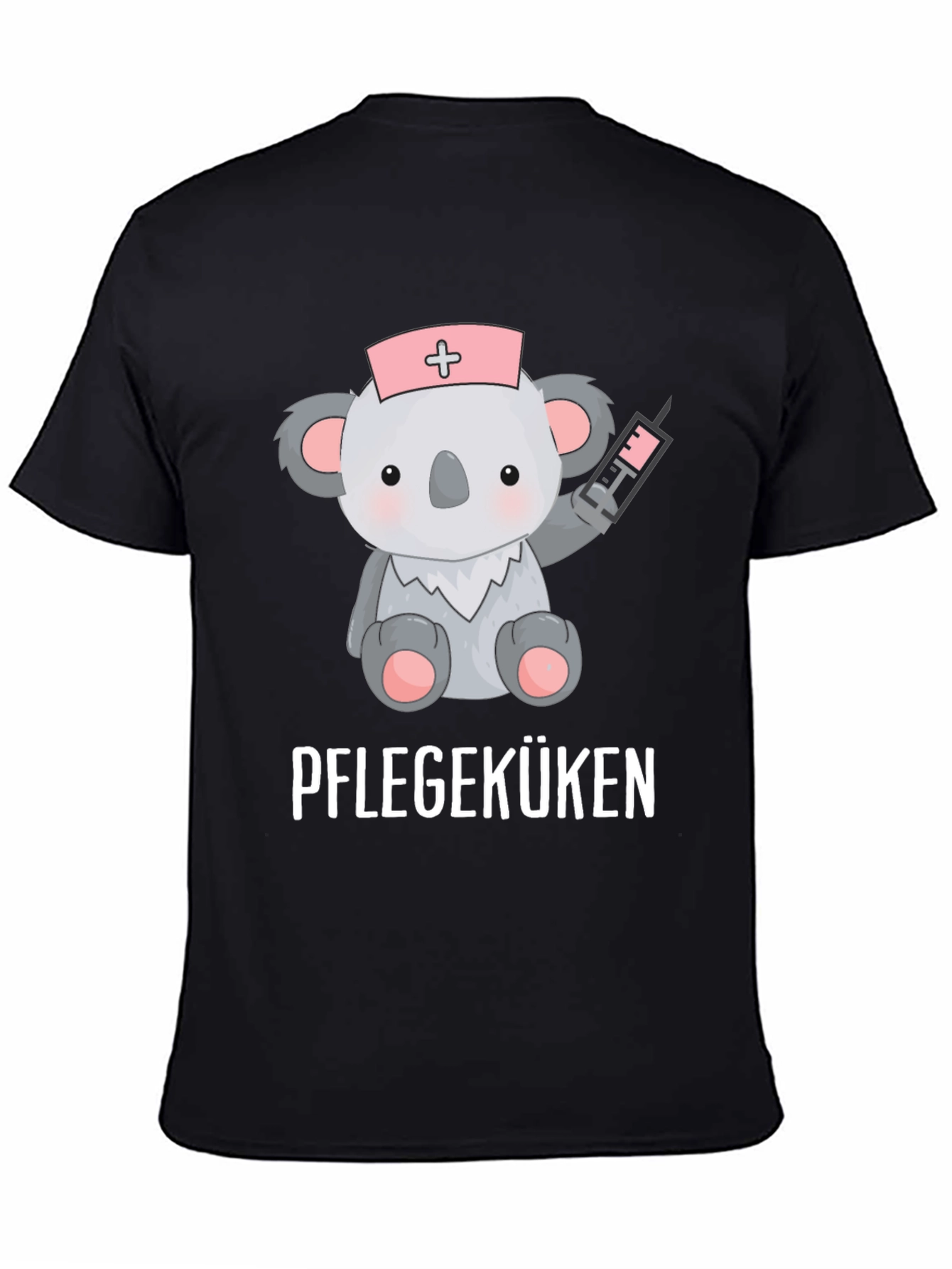 Cute Koala Nurse T-Shirt - Pflegeküken Design