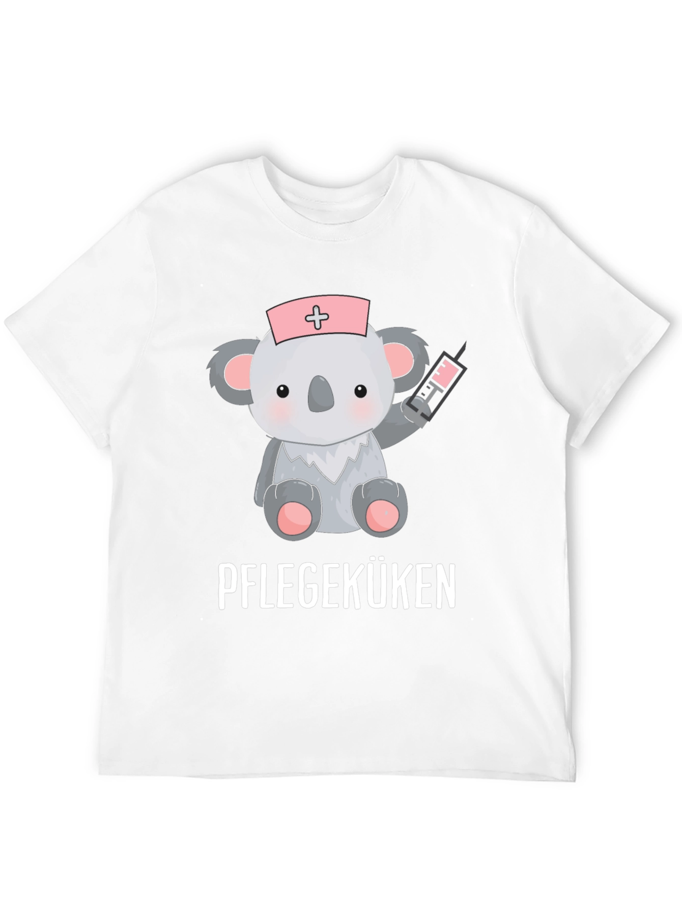 Cute Koala Nurse T-Shirt - Pflegeküken Design