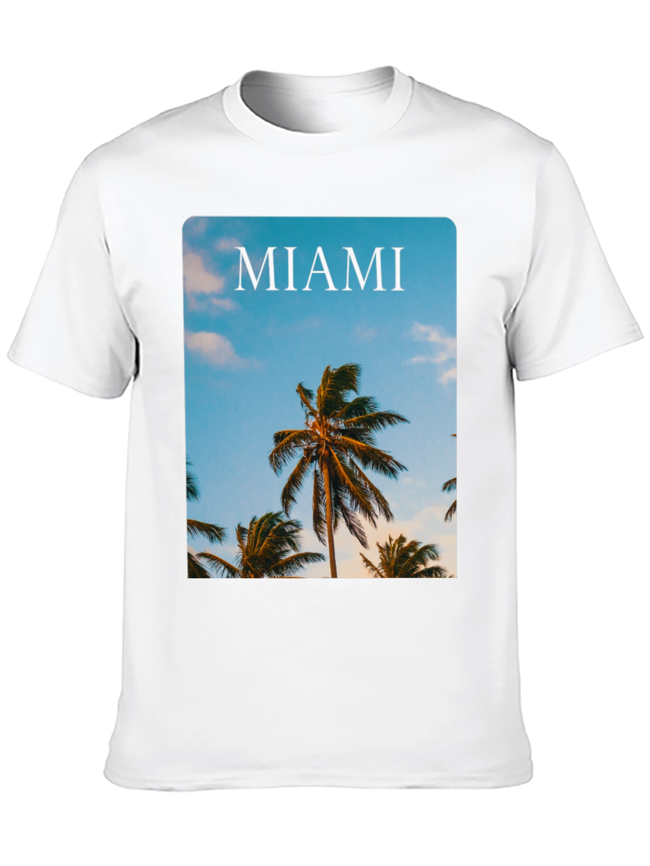 Miami Palm Tree Graphic Tee
