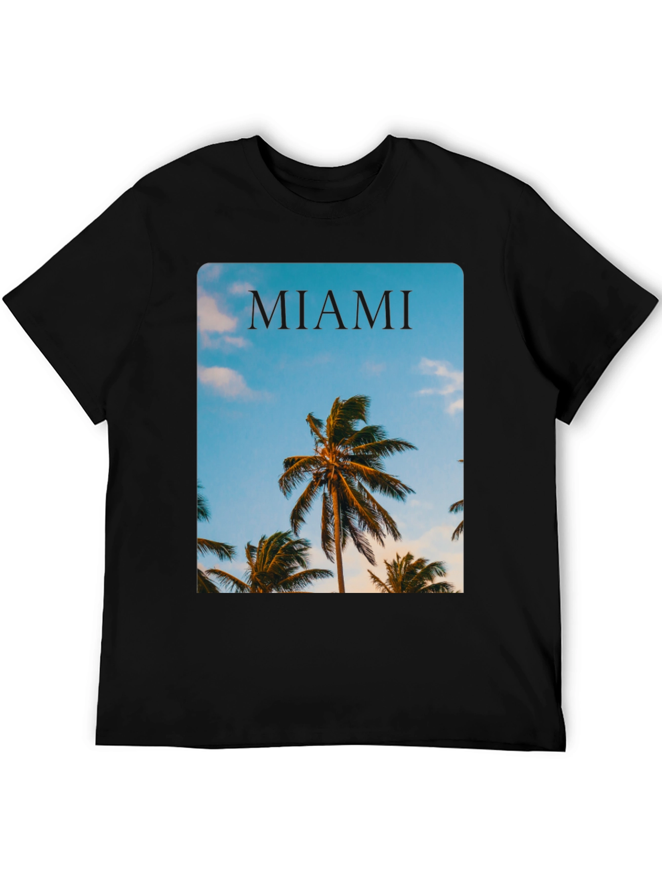 Miami Palm Tree Graphic Tee