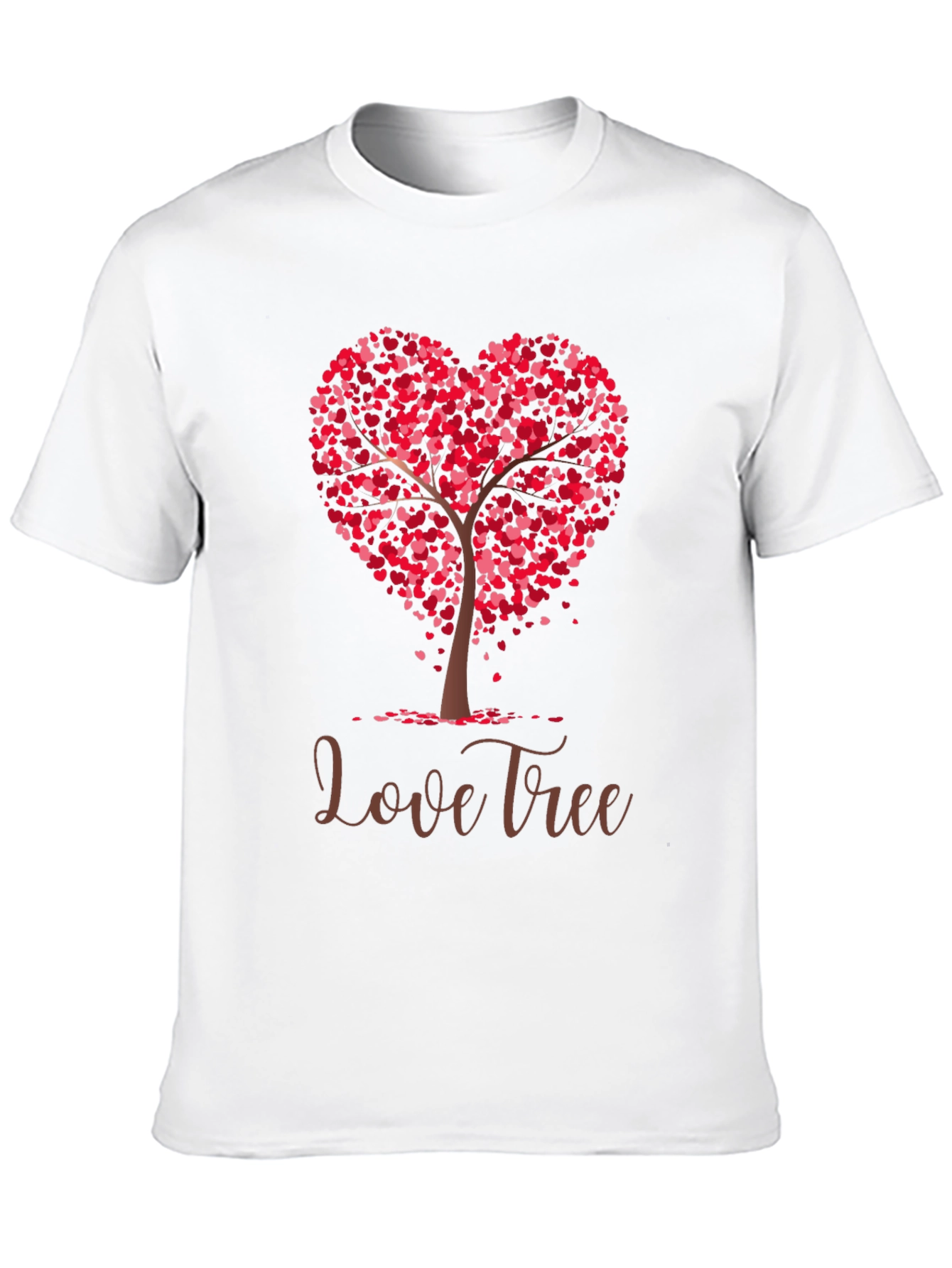 Love Tree Graphic Tee - Heart Design