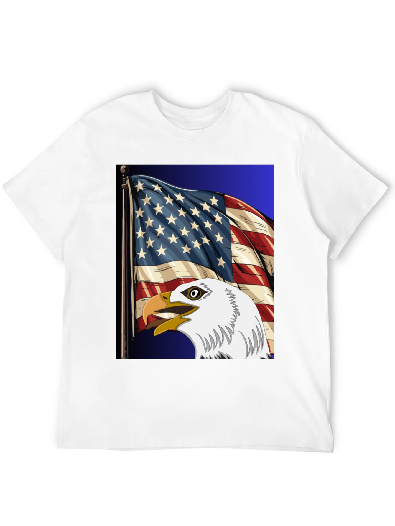 Eagle & US Flag Graphic Tee - Patriot Pride