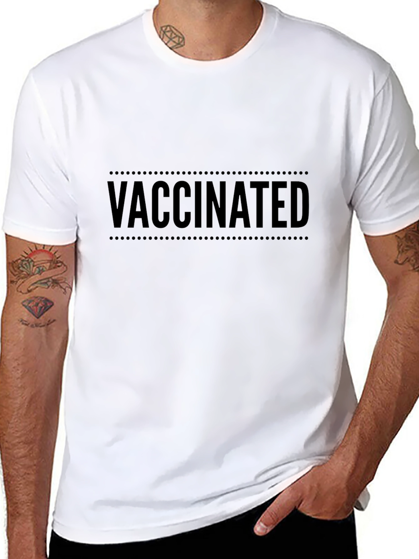 Vaccinated T-Shirt - Show Your Status in Style!
