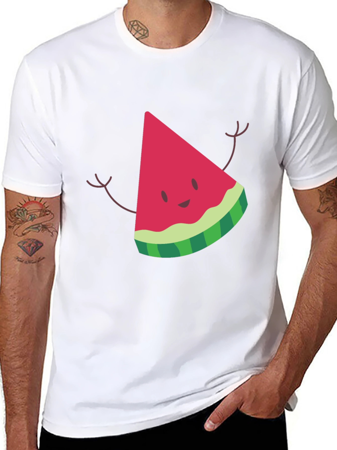 Fun Watermelon Graphic T-Shirt