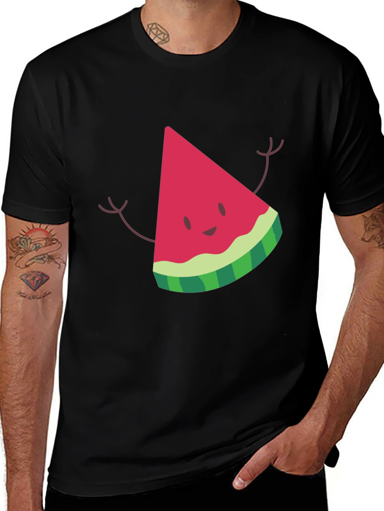 Fun Watermelon Graphic T-Shirt