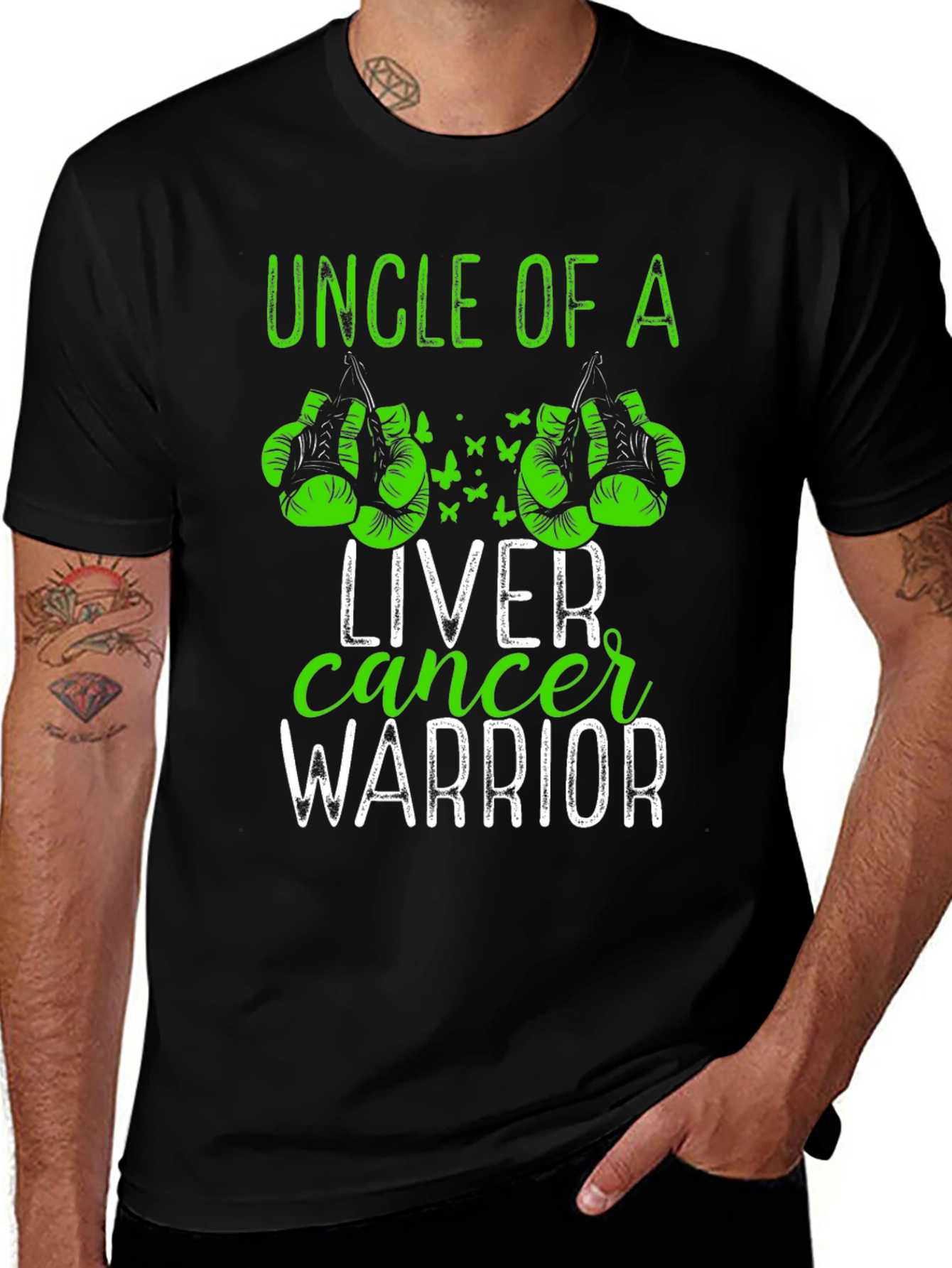 Uncle of a Liver Cancer Warrior T-Shirt