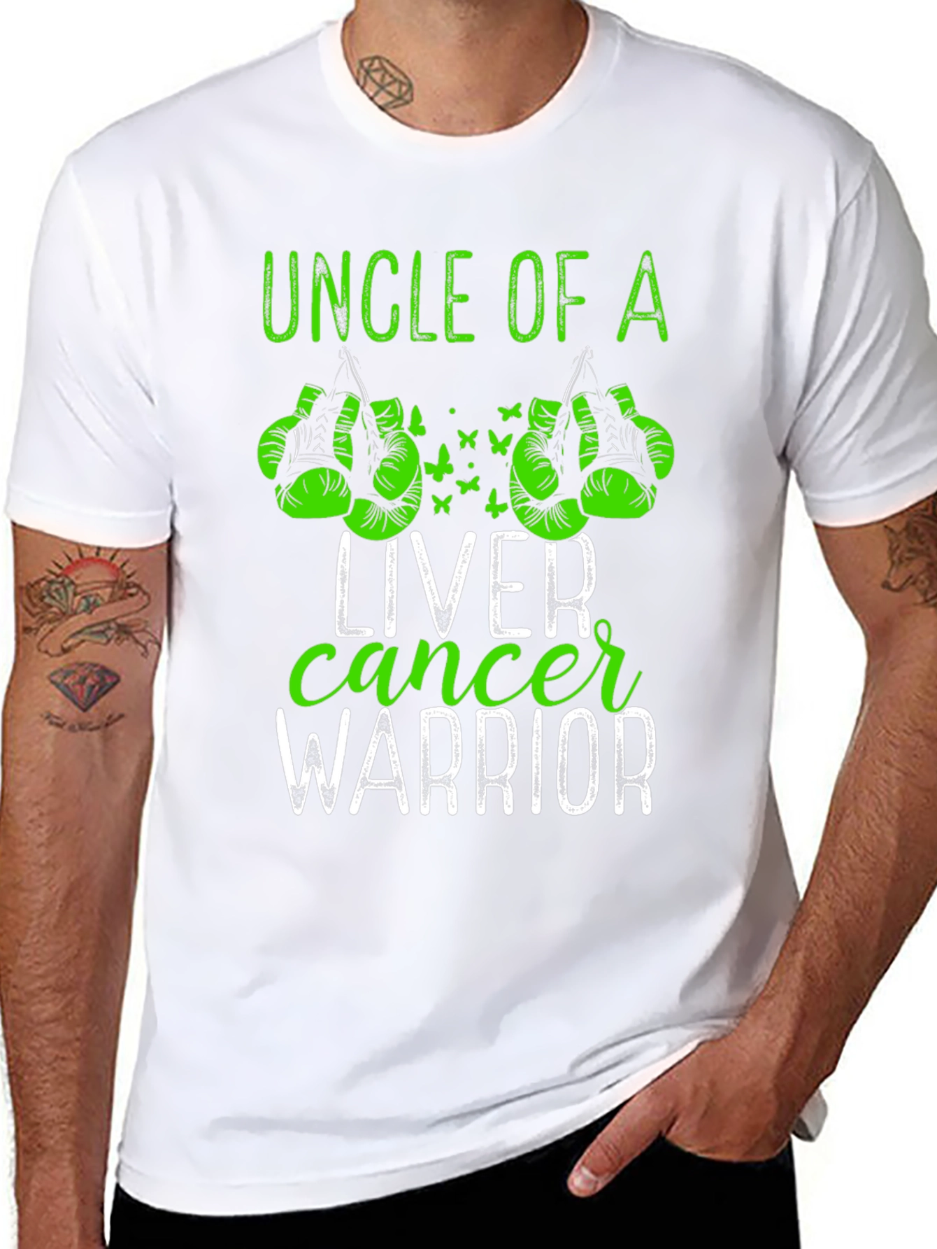Uncle of a Liver Cancer Warrior T-Shirt