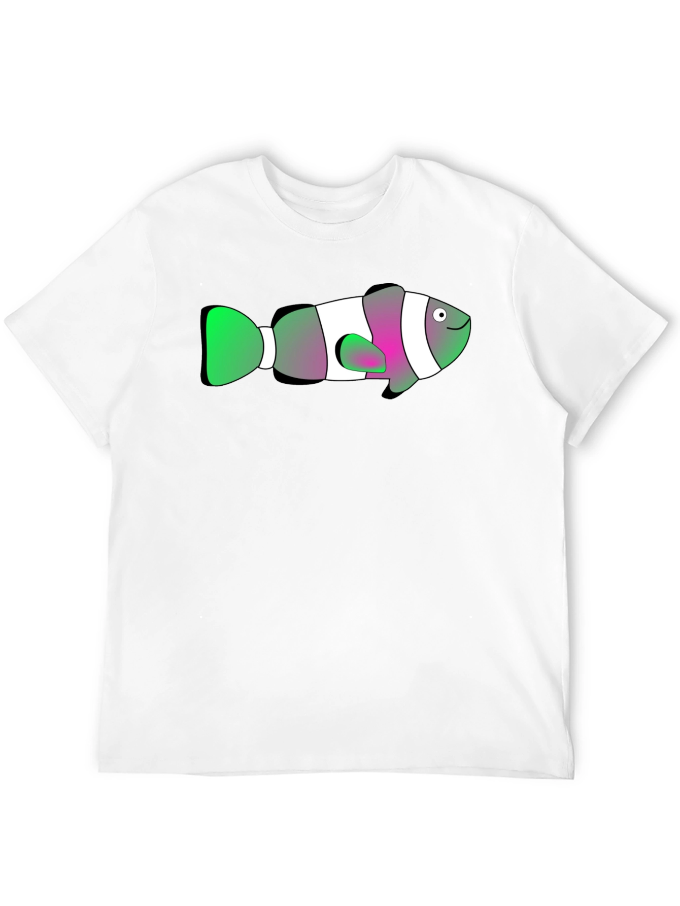 Clown Fish Graphic Tee - Black T-Shirt