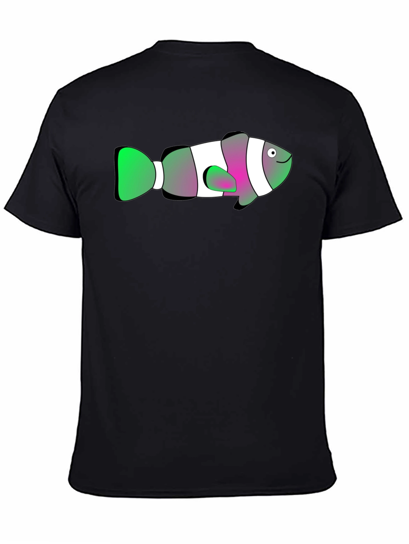 Clown Fish Graphic Tee - Black T-Shirt