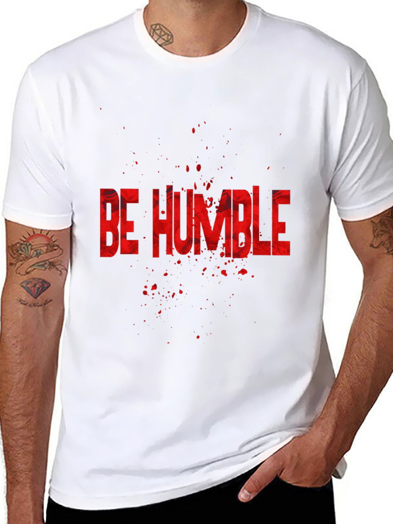 Be Humble Graphic Tee - Stylish Black T-Shirt