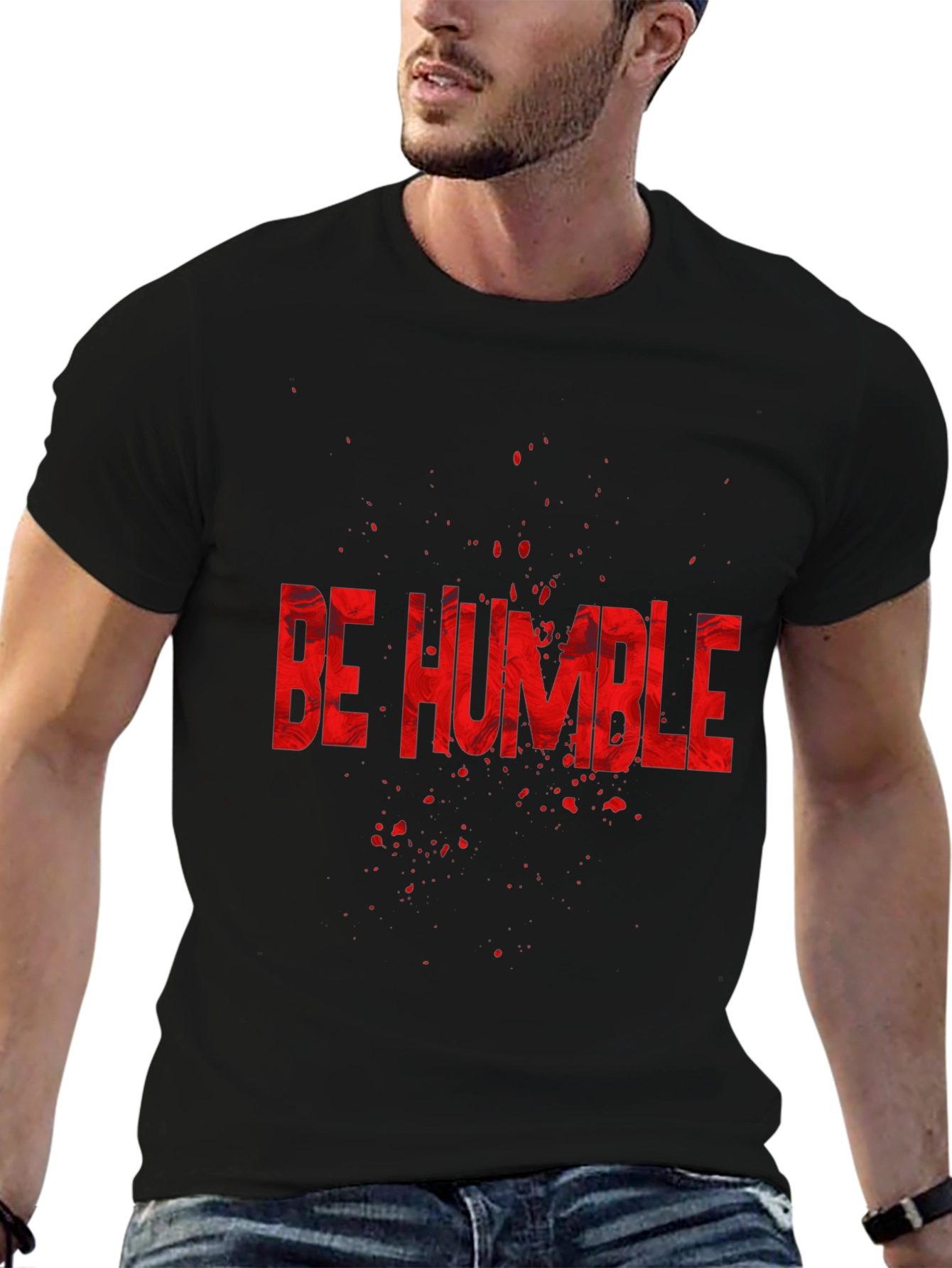Be Humble Graphic Tee - Stylish Black T-Shirt