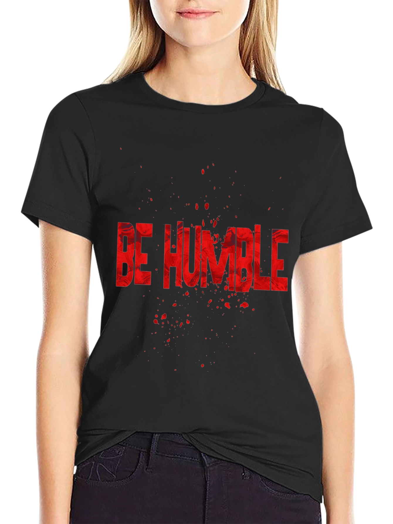 Be Humble Graphic Tee - Stylish Black T-Shirt
