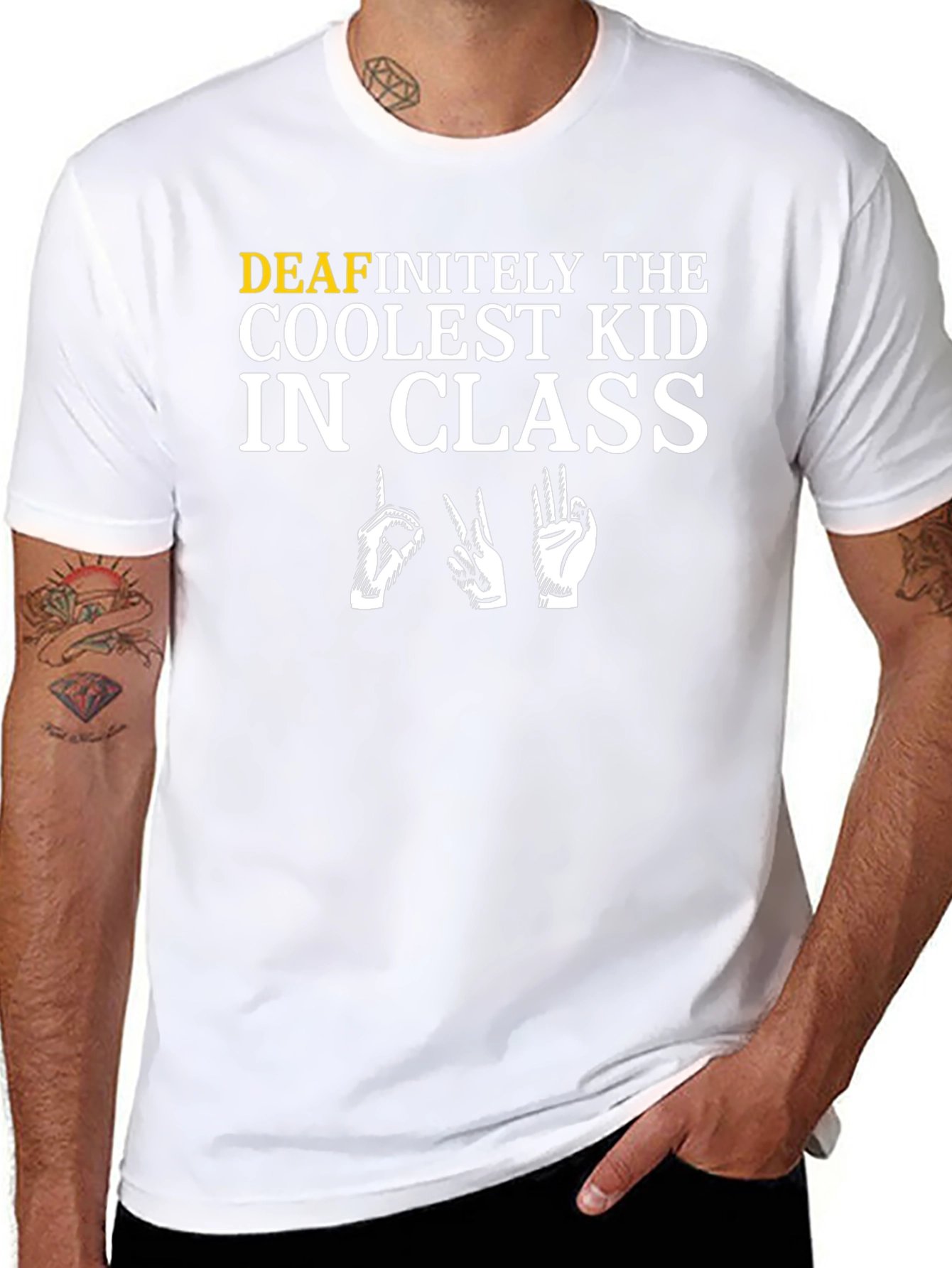 Deafinitely the Coolest Kid in Class T-Shirt