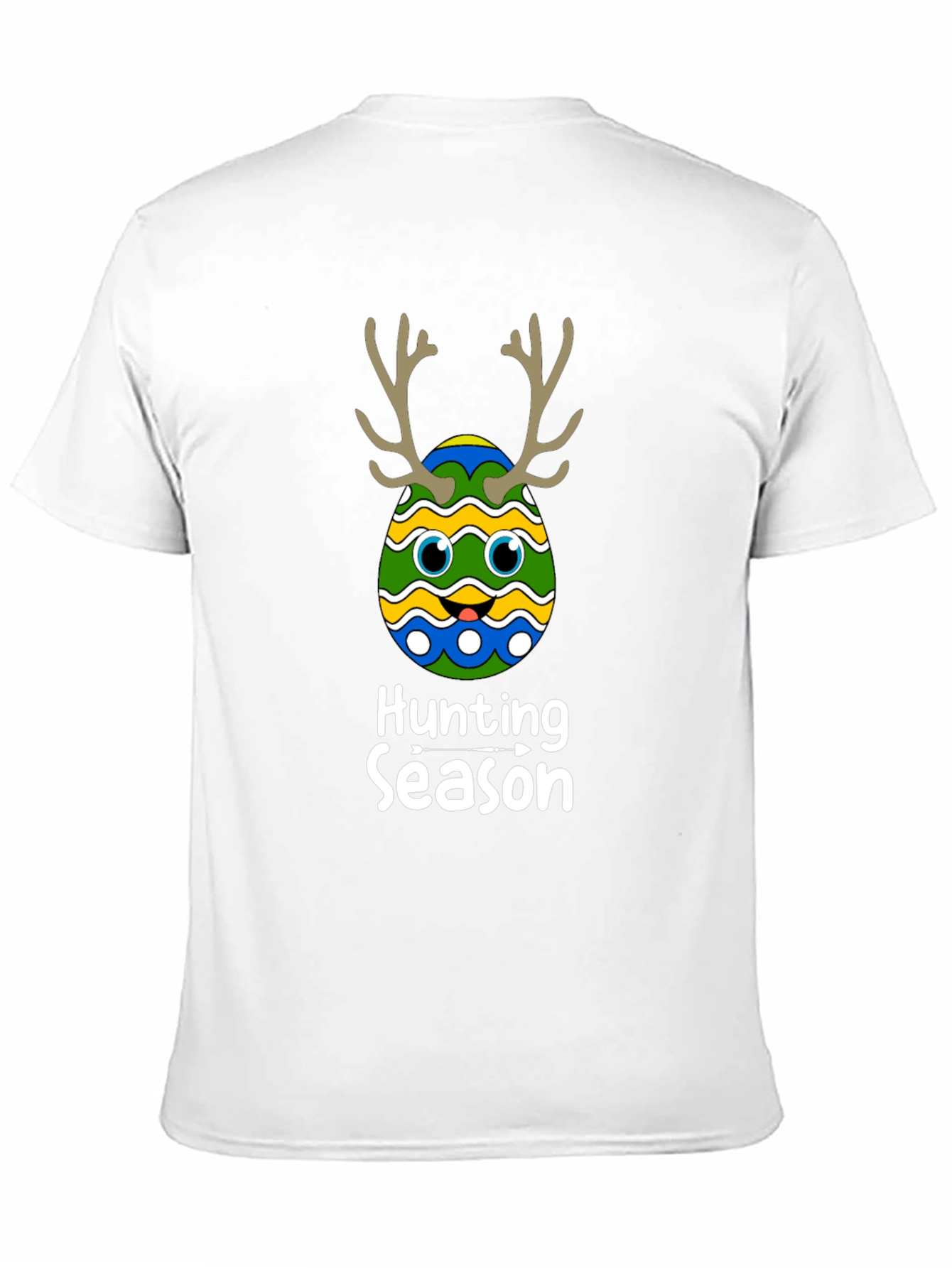 Hunting Season Easter Egg Deer Antler T-Shirt