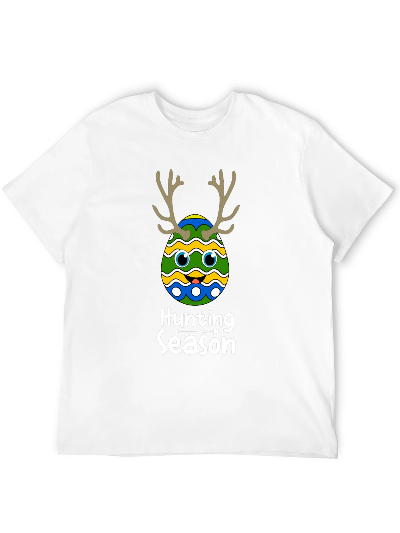 Hunting Season Easter Egg Deer Antler T-Shirt