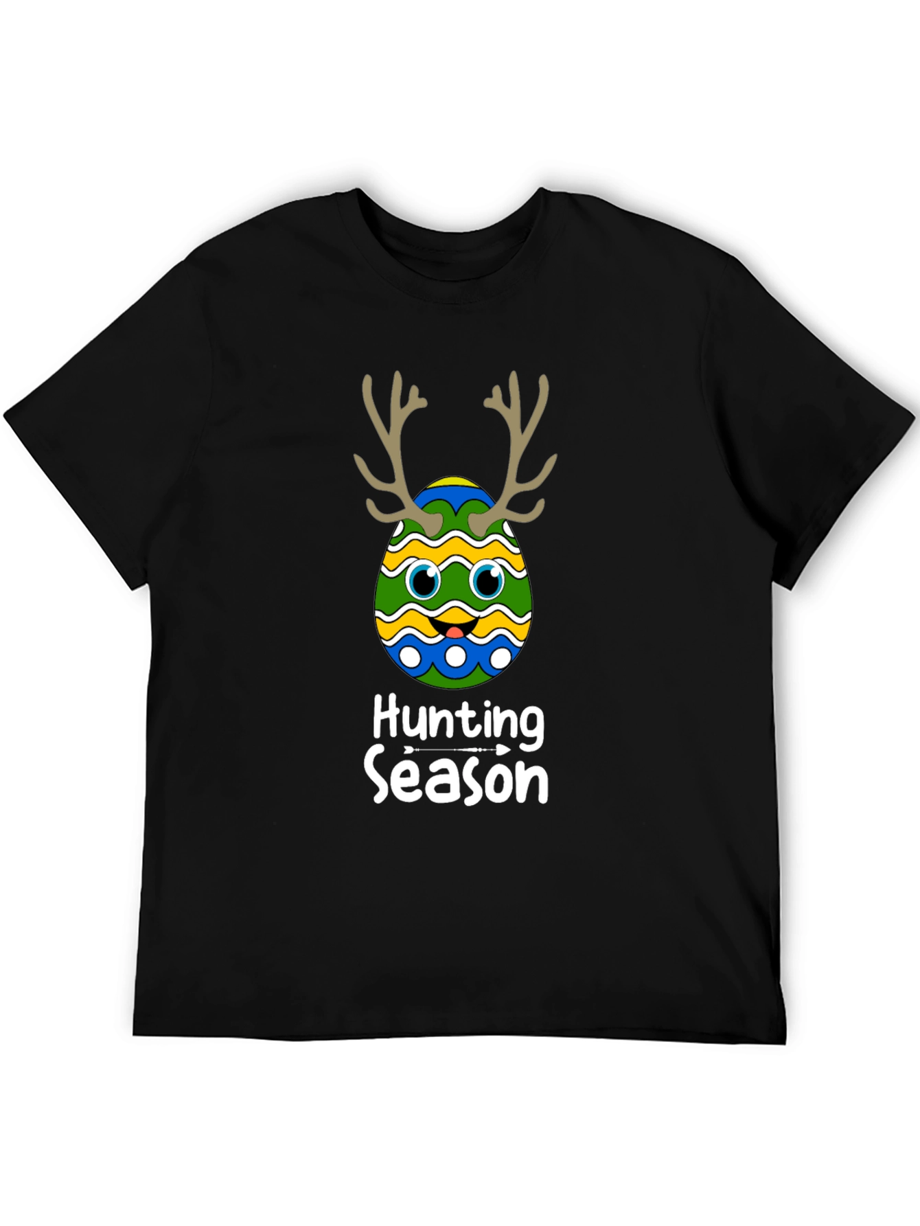 Hunting Season Easter Egg Deer Antler T-Shirt