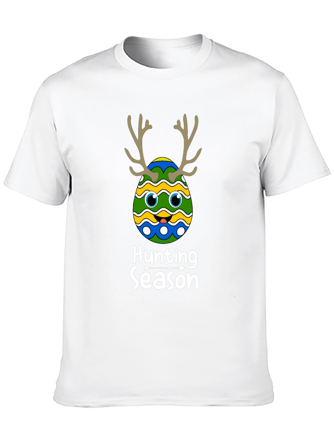 Hunting Season Easter Egg Deer Antler T-Shirt