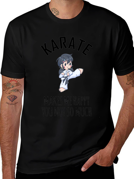 Karate Makes Me Happy T-Shirt