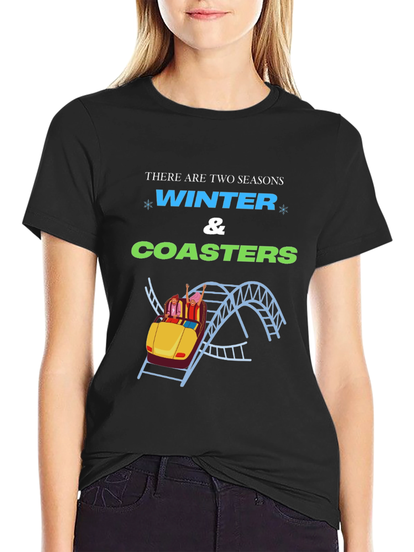 Winter & Coasters T-Shirt - Theme Park Apparel