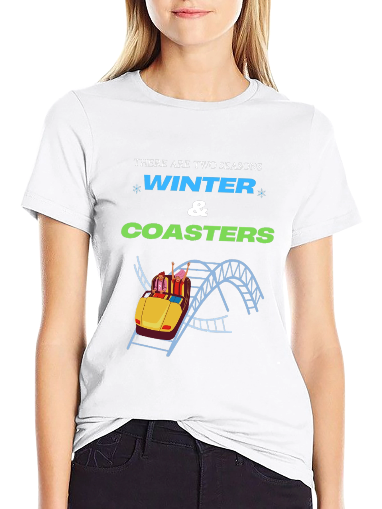 Winter & Coasters T-Shirt - Theme Park Apparel