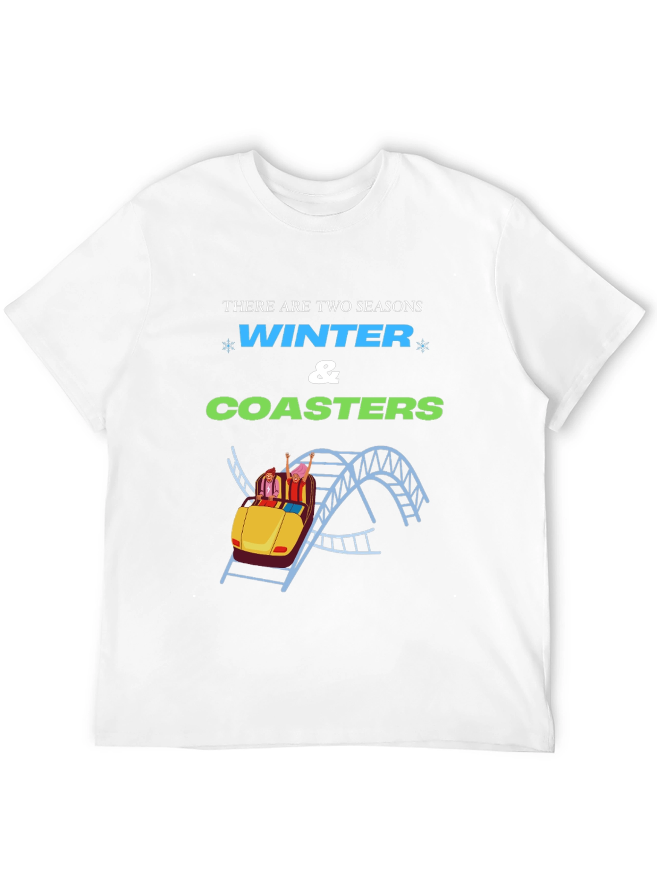 Winter & Coasters T-Shirt - Theme Park Apparel