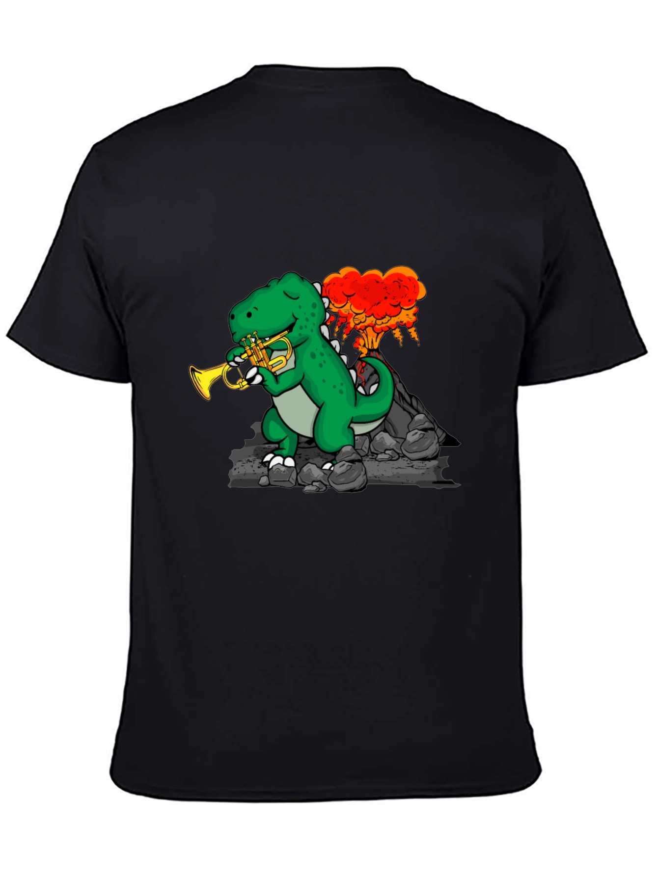 T-Rex Trumpet Volcano Tee