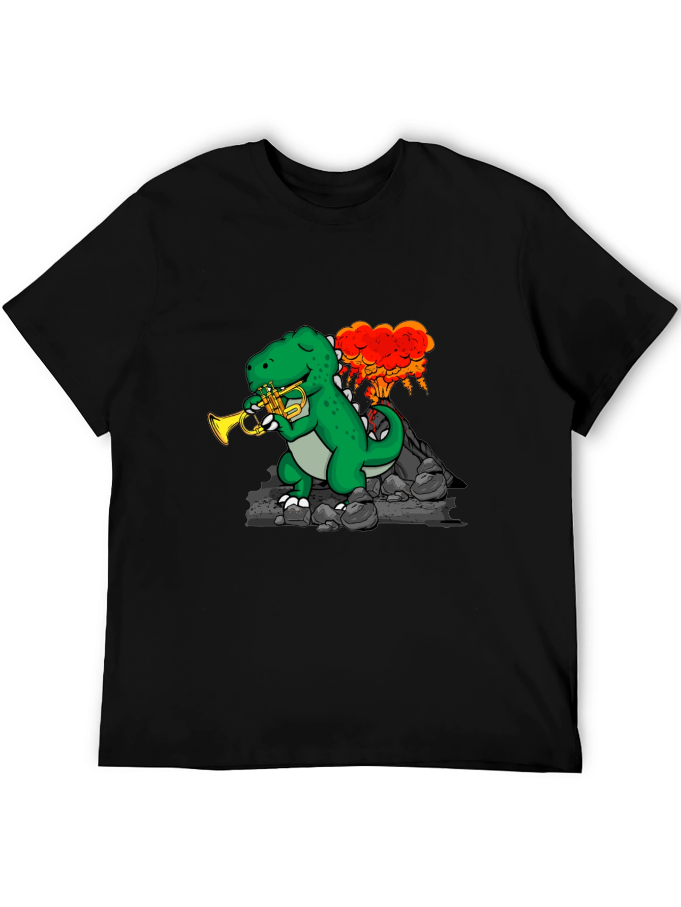 T-Rex Trumpet Volcano Tee