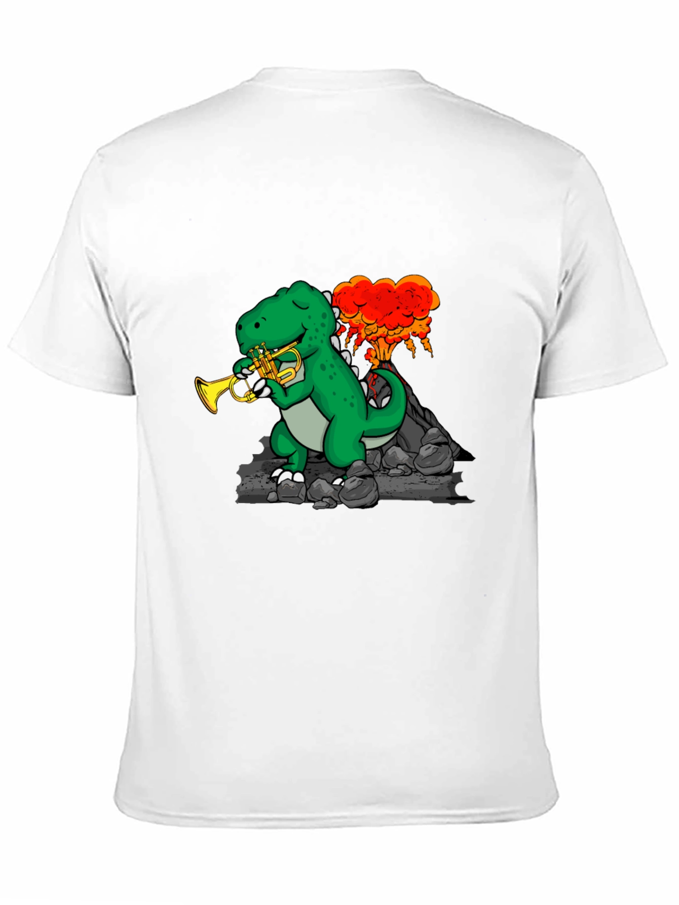 T-Rex Trumpet Volcano Tee