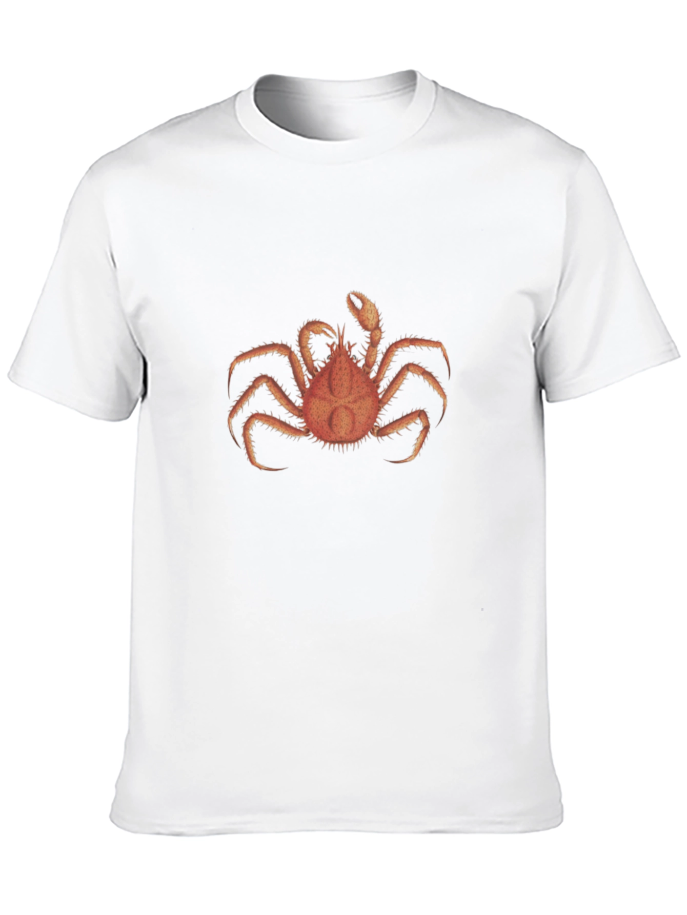 Crab Graphic Tee - Soft Black Cotton T-Shirt