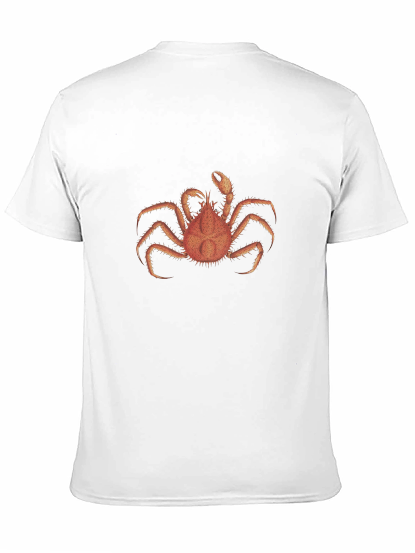 Crab Graphic Tee - Soft Black Cotton T-Shirt