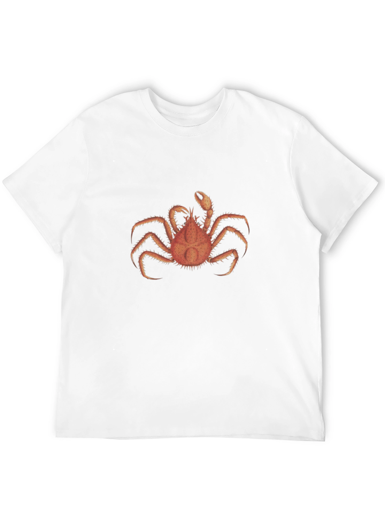 Crab Graphic Tee - Soft Black Cotton T-Shirt